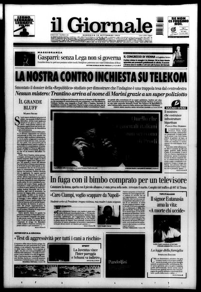 Il giornale : quotidiano del mattino